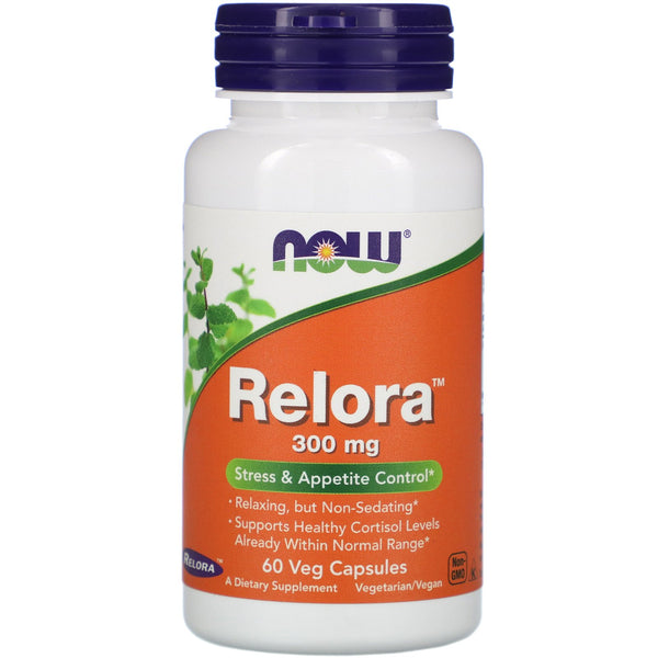Now Foods, Relora, 300 mg, 60 Veg Capsules - The Supplement Shop