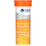 Trace Minerals Research, Max Hydrate Energy, Effervescent Tablets, Orange, 1.55 oz (44 g) - The Supplement Shop