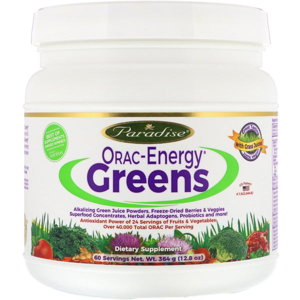 Paradise Herbs, ORAC-Energy Greens, 12.8 oz (364 g) - The Supplement Shop