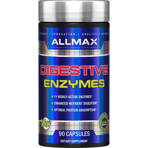ALLMAX Nutrition, Digestive Enzymes + Protein Optimizer, 90 Capsules - The Supplement Shop