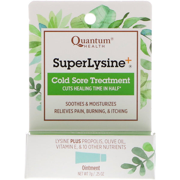 Quantum Health, Super Lysine+, Cold Sore Treatment, .25 oz (7 g) - The Supplement Shop