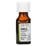 Aura Cacia, Pure Essential Oil, Vanilla, .5 fl oz (15 ml) - The Supplement Shop