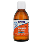 Now Foods, Omega-3 Fish Oil, Lemon Flavored, 7 fl oz (200 ml) - The Supplement Shop