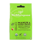 Wedderspoon, Organic Manuka Honey Drops, Eucalyptus with Bee Propolis, 4 oz (120 g) - The Supplement Shop