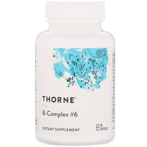 Thorne Research, B-Complex #6, 60 Capsules - The Supplement Shop