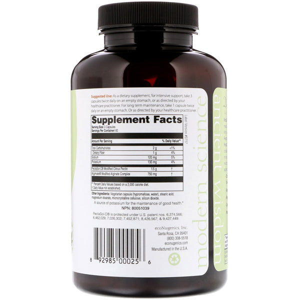 Econugenics, PectaClear, Environmental Toxin Cleanse, 180 Vegetable Capsules - The Supplement Shop
