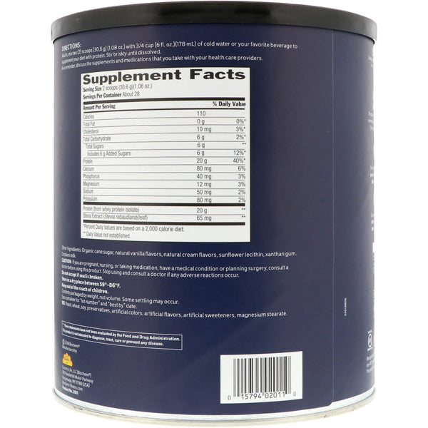 Biochem, 100% Whey Isolate Protein, Vanilla, 30.2 oz (857 g) - The Supplement Shop