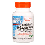 Doctor's Best, Stabilized R-Lipoic Acid with BioEnhanced Na-RALA, 200 mg, 60 Veggie Caps - The Supplement Shop
