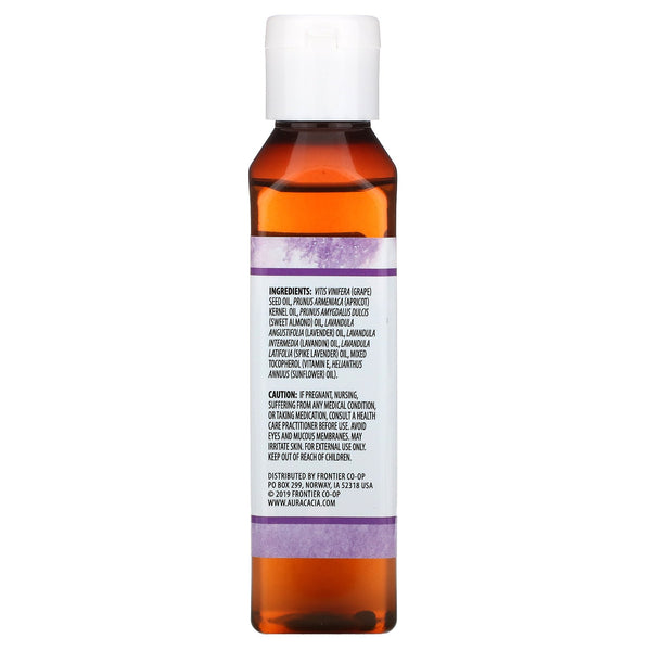Aura Cacia, Aromatherapy Body Oil, Relaxing Lavender, 4 fl oz (118 ml) - The Supplement Shop