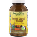 MegaFood, Turmeric Strength for Whole Body, 120 Tablets - The Supplement Shop