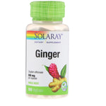 Solaray, Ginger, 550 mg, 100 VegCaps - The Supplement Shop