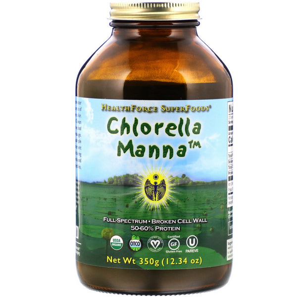 HealthForce Superfoods, Chlorella Manna, 12.34 oz (350 g) - The Supplement Shop