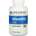 Lake Avenue Nutrition, Astaxanthin, 10 mg, 360 Veggie Softgels - The Supplement Shop