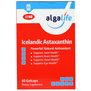 Algalife, Icelandic Astaxanthin, 12 mg , 60 Gelcaps