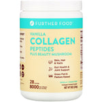Further Food, Collagen Peptides Plus Beauty Mushroom, Vanilla, 9 oz (249 g) - The Supplement Shop