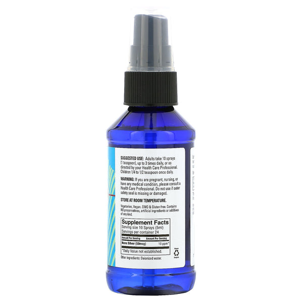 Earth's Bounty, Nano-Sol Silver, Spray, 4 fl oz (118 ml) - The Supplement Shop