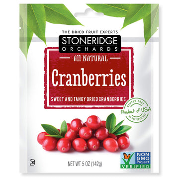 Stoneridge Orchards, Cranberries, Sweet & Tangy Dried Cranberries, 5 oz (142 g)