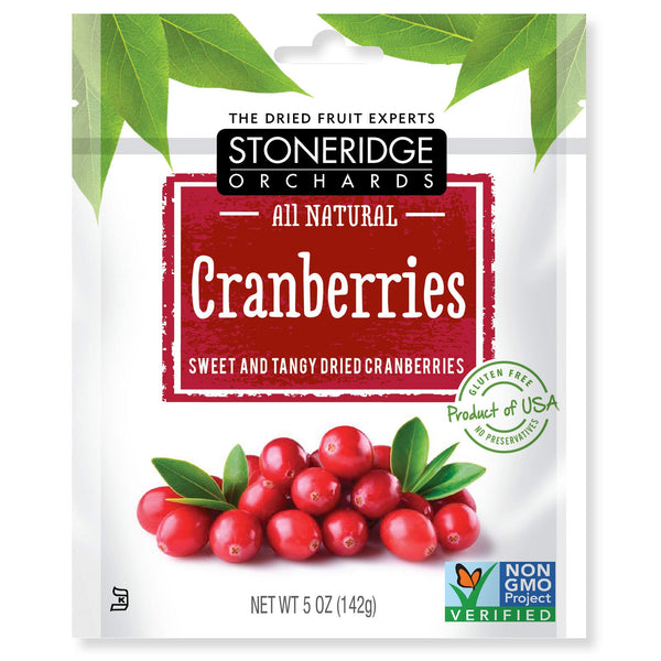 Stoneridge Orchards, Cranberries, Sweet & Tangy Dried Cranberries, 5 oz (142 g) - The Supplement Shop
