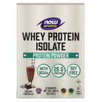 Now Foods, Sports, Whey Protein Isolate, Creamy Chocolate, 8 Packets, 1.16 oz (33 g) Each - The Supplement Shop