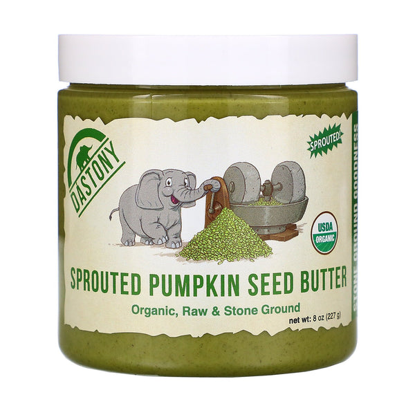 Dastony, Organic Sprouted Pumpkin Seed Butter, 8 oz (227 g) - The Supplement Shop