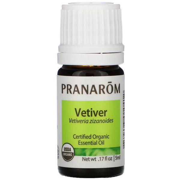 Pranarom, Essential Oil, Vetiver, .17 fl oz (5 ml) - The Supplement Shop