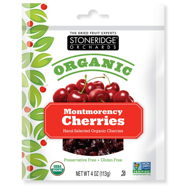 Stoneridge Orchards, Organic Montmorency Cherries, 4 oz (113 g) - The Supplement Shop