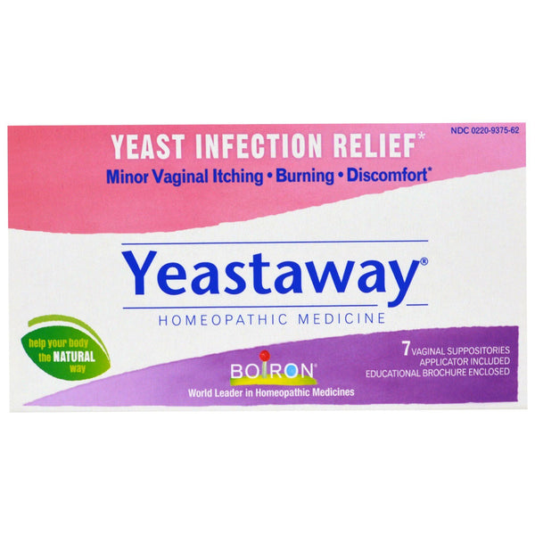 Boiron, Yeastaway, Yeast Infection Relief, 7 Vaginal Suppositories - The Supplement Shop