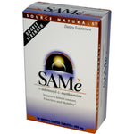 Source Naturals, SAM-e (S-Adenosyl-L-Methionine), 400 mg, 30 Enteric Coated Tablets - The Supplement Shop
