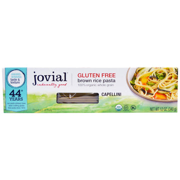 Jovial, Brown Rice Pasta, Capellini, 12 oz (340 g)