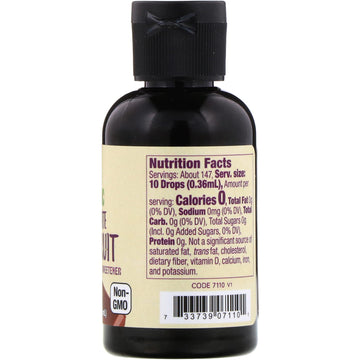 NOW Foods, Real Food, Organic Monk Fruit, Zero-Calorie Liquid Sweetener, Chocolate, 1.8 fl oz (53 ml)