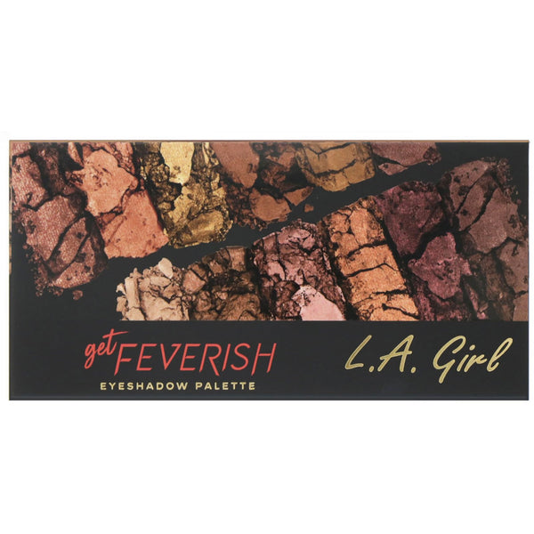 L.A. Girl, Get Feverish Eyeshadow Palette, 0.035 oz (1 g) Each - The Supplement Shop