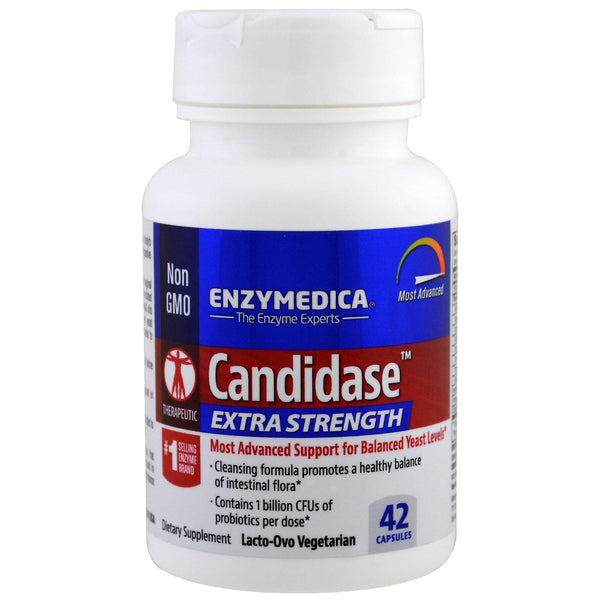 Enzymedica, Candidase, Extra Strength, 42 Capsules - The Supplement Shop