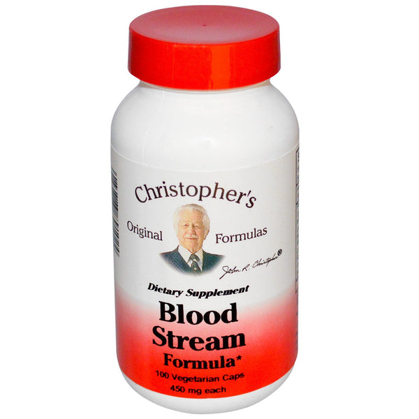 Christopher's Original Formulas, Blood Stream Formula, 450 mg, 100 Vegetarian Caps - The Supplement Shop