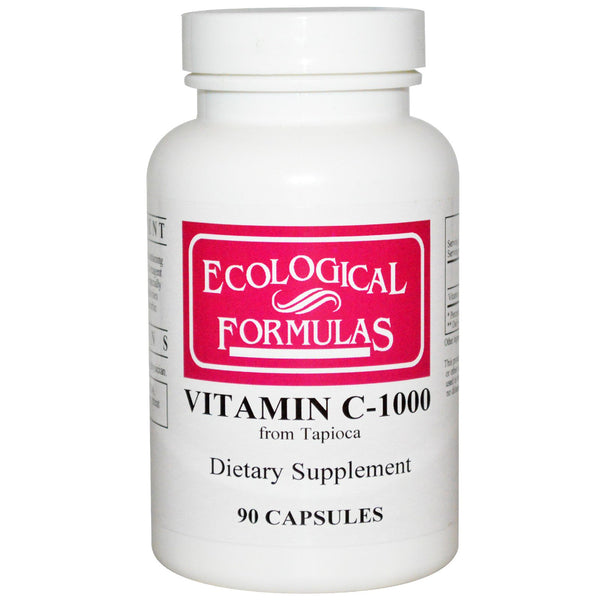 Ecological Formulas, Vitamin C-1000, 90 Capsules - The Supplement Shop