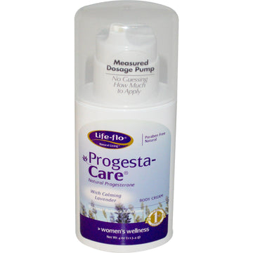 Life-flo, Progesta-Care Body Cream, with Calming Lavender, 4 oz (113.4 g)