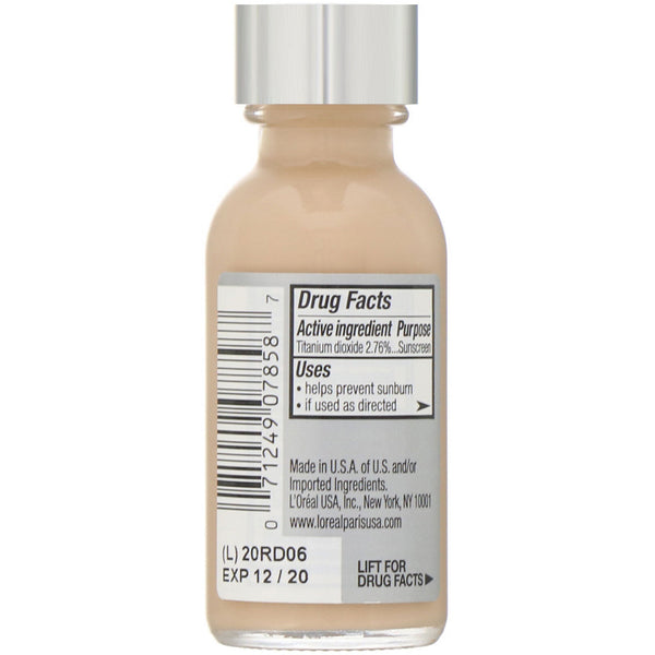 L'Oreal, True Match Super-Blendable Makeup, N2 Classic Ivory, 1 fl oz (30 ml) - The Supplement Shop