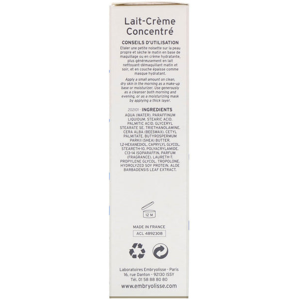 Embryolisse, Lait-Creme Concentre, Multi-Function Nourishing Moisturizer, 1.01 fl oz (30 ml) - The Supplement Shop