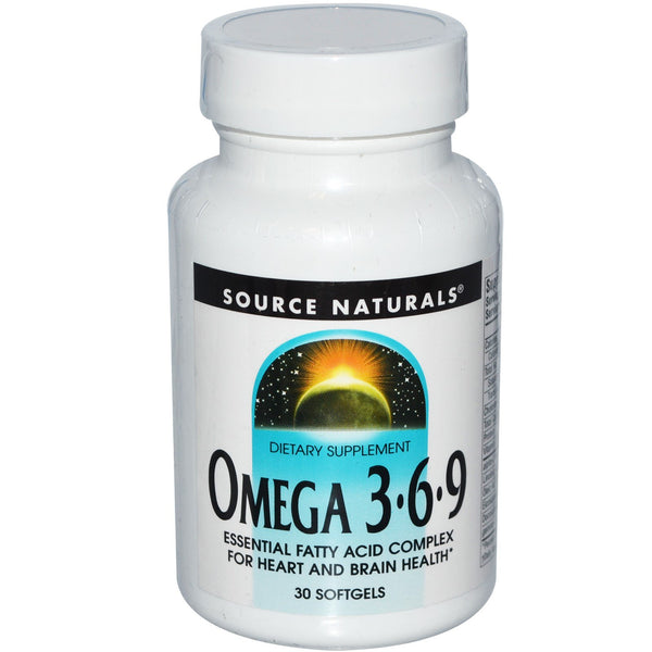 Source Naturals, Omega 3-6-9, 30 Softgels - The Supplement Shop