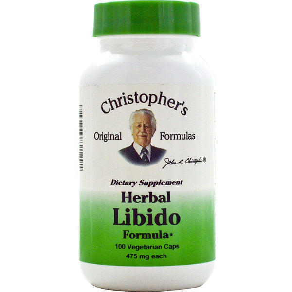 Christopher's Original Formulas, Herbal Libido Formula, 475 mg, 100 Vegetarian Caps - The Supplement Shop