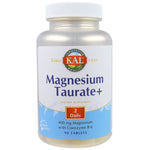 KAL, Magnesium Taurate+, 400 mg, 90 Tablets - The Supplement Shop