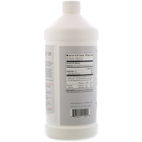 Life Enhancement, Utra Pure MCT Oil, 32 fl oz(0.95L) - The Supplement Shop