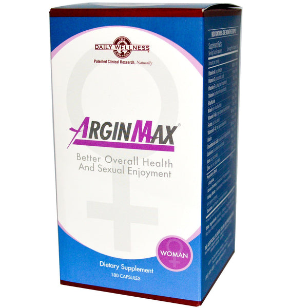 Daily Wellness Company, ArginMax for Women, 180 Capsules - The Supplement Shop