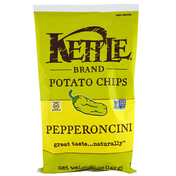 Kettle Foods, Potato Chips, Pepperoncini, 5 oz (142 g)