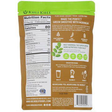 Kuli Kuli, Organic Moringa Green Smoothie With Plant Protein, Chocolate Peanut Butter , 10.7 oz (302 g)