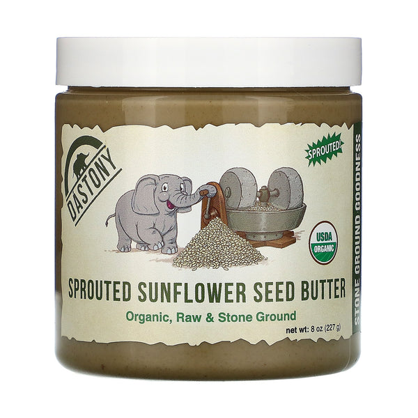 Dastony, Organic Sprouted Sunflower Seed Butter, 8 oz (227 g) - The Supplement Shop