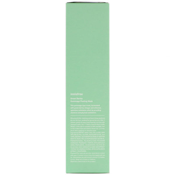 Innisfree, Green Barley, Gommage Peeling Mask, 4.05 fl oz (120 ml) - The Supplement Shop