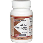 Kirkman Labs, Alpha Lipoic Acid, 25 mg, 90 Capsules - The Supplement Shop