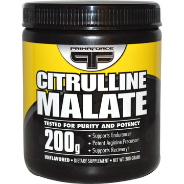 Primaforce, Citrulline Malate, Unflavored, 200 g