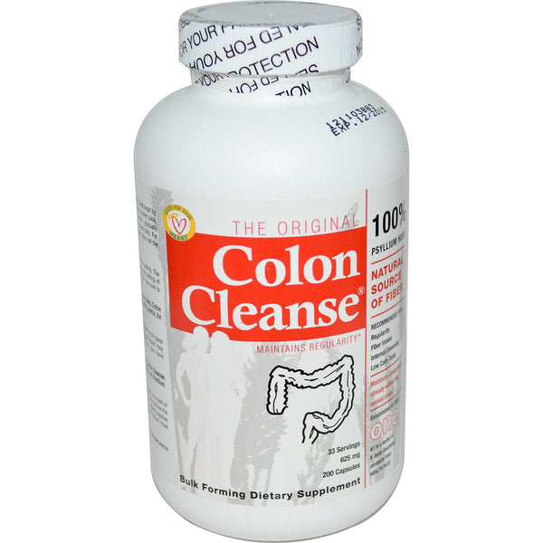Health Plus, The Original Colon Cleanse, One, 625 mg, 200 Capsules - The Supplement Shop