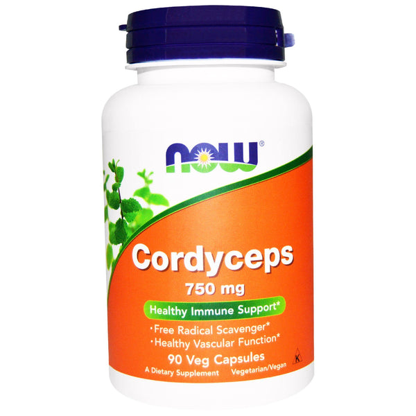 Now Foods, Cordyceps, 750 mg, 90 Veg Capsules - The Supplement Shop